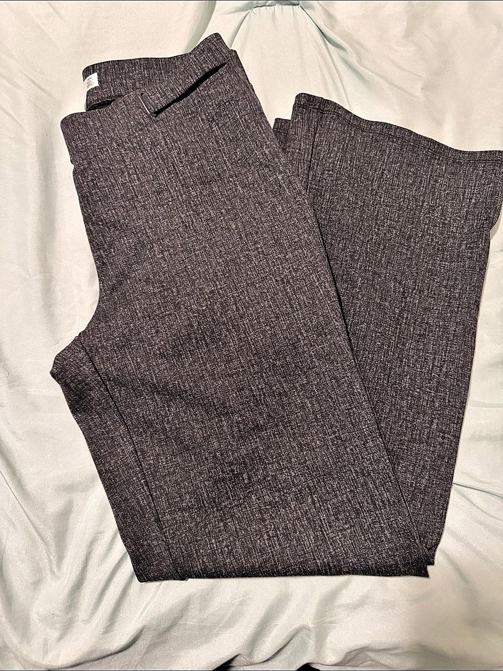 MANGO Wide Leg Trousers in Gray Like New